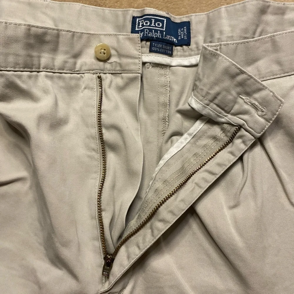 Men’s Polo By Ralph Lauren Tan Tyler Short Size 42 Golfing Business Shorts